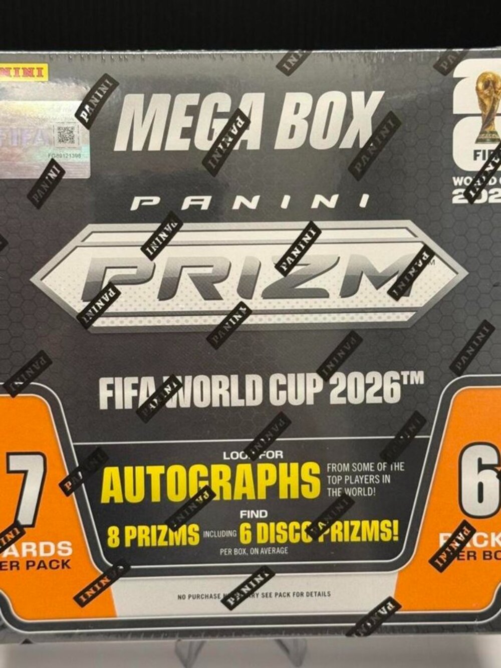 2026 Panini Prizm FIFA World Cup Mega Box – Factory Sealed